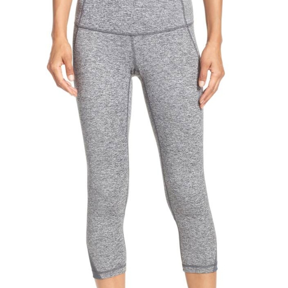 Zella High Waist Hatha Crop Leggings